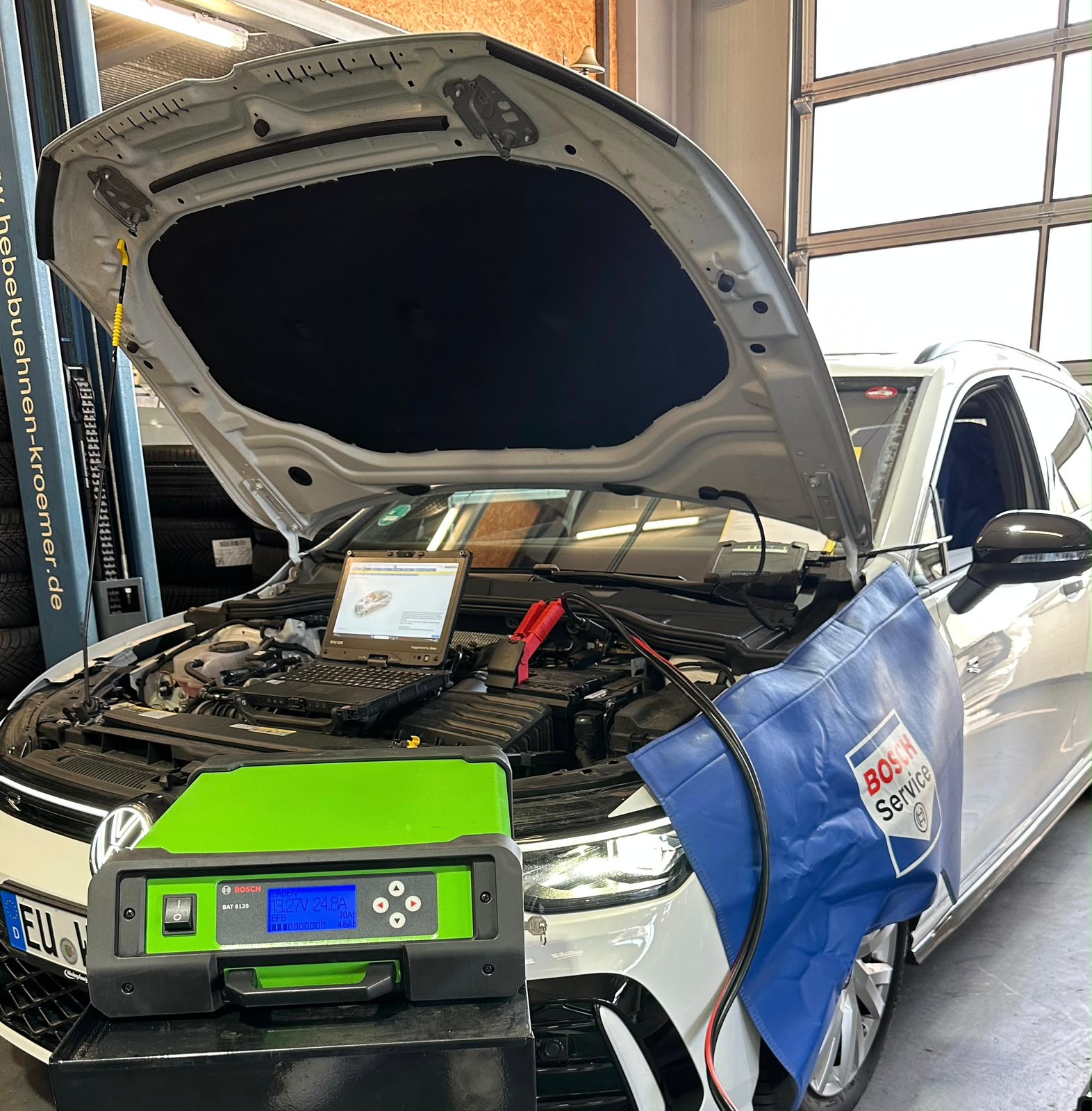Werkstattarbeit bei R.S.B. Bosch Car Service